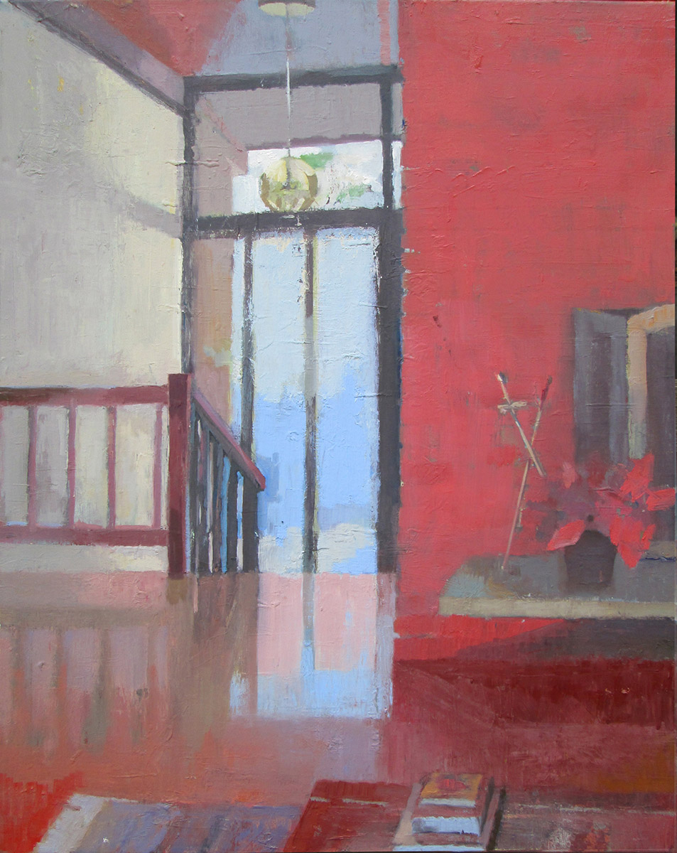 Red Wall - Carole Rabe
